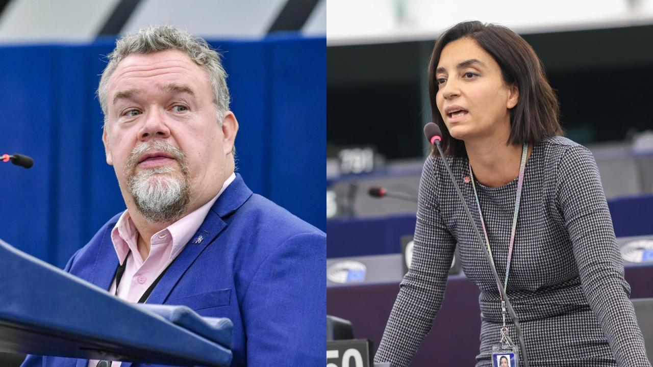 David Lega och Evin Incir