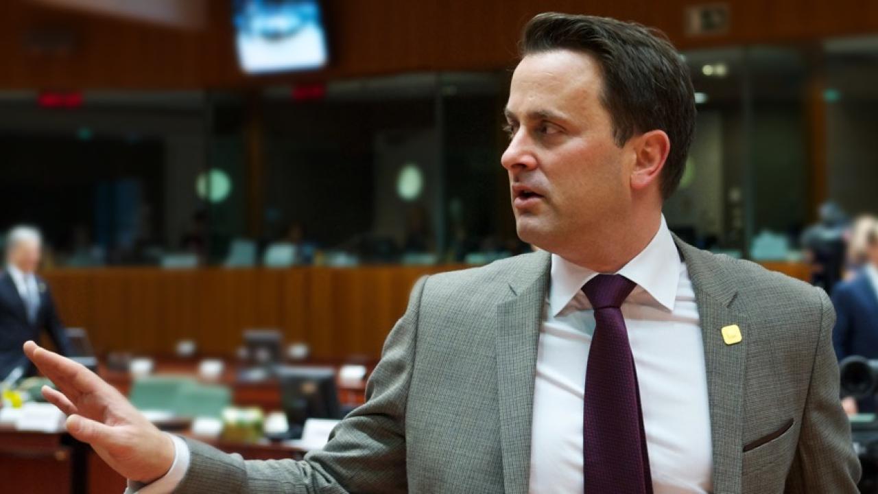 Luxemburgs premiärminister Xavier Bettel. Arkivbild.