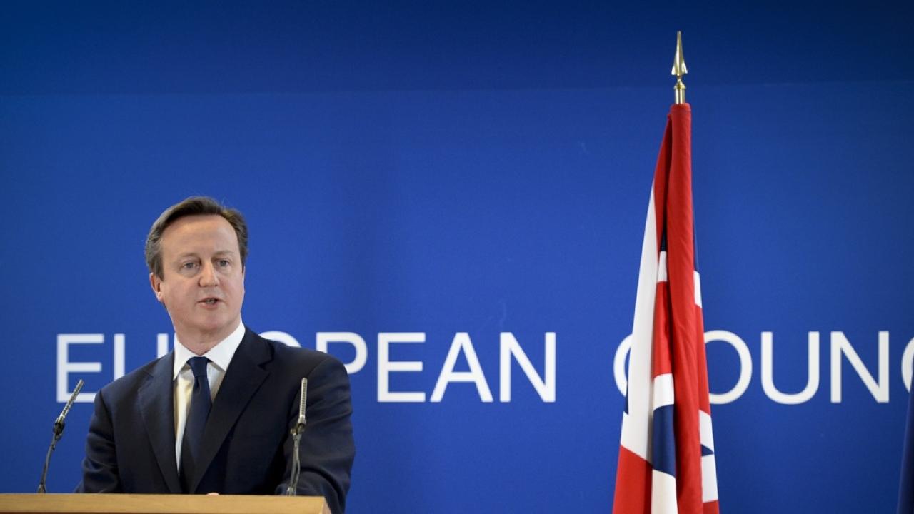 Den brittiske premiärministern David Cameron. Arkivbild.