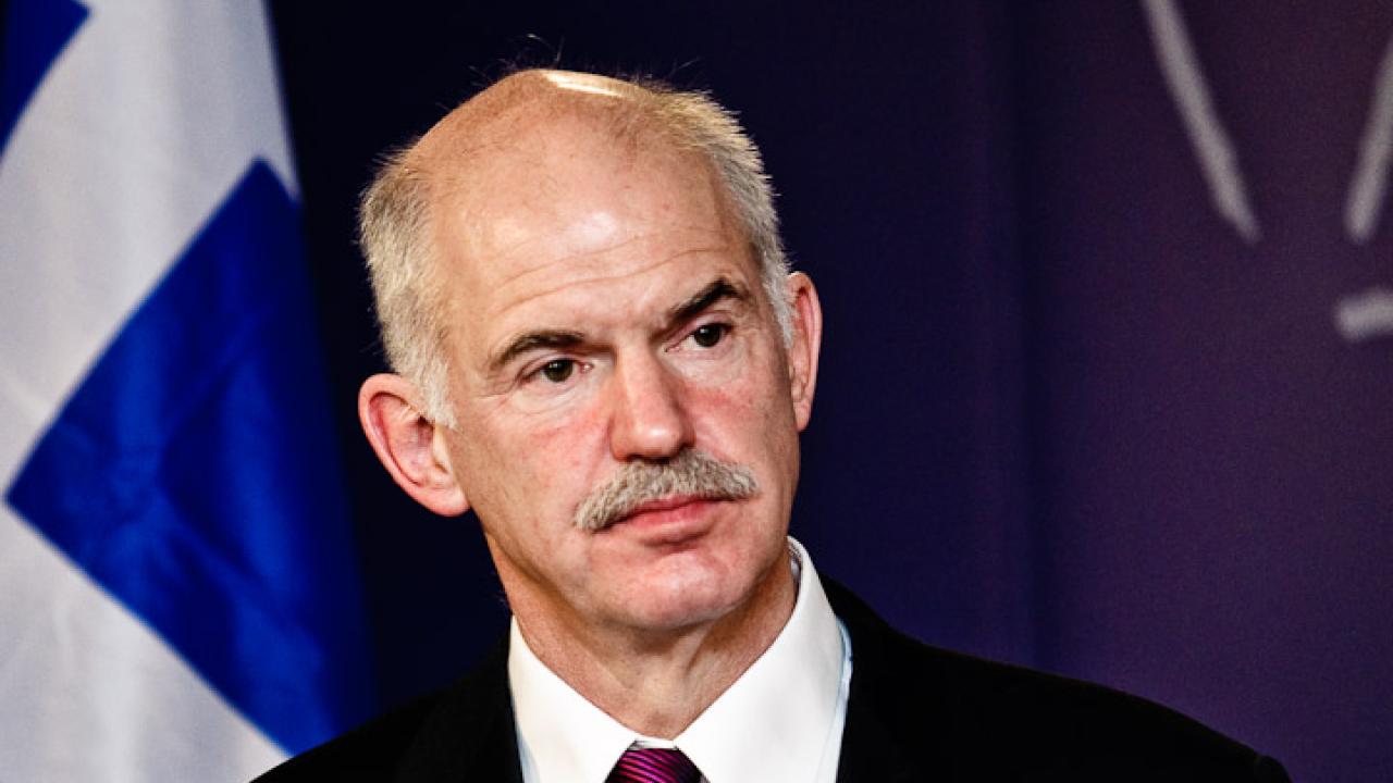 Giorgios Papandreou vill ha starkare stöd från EU.