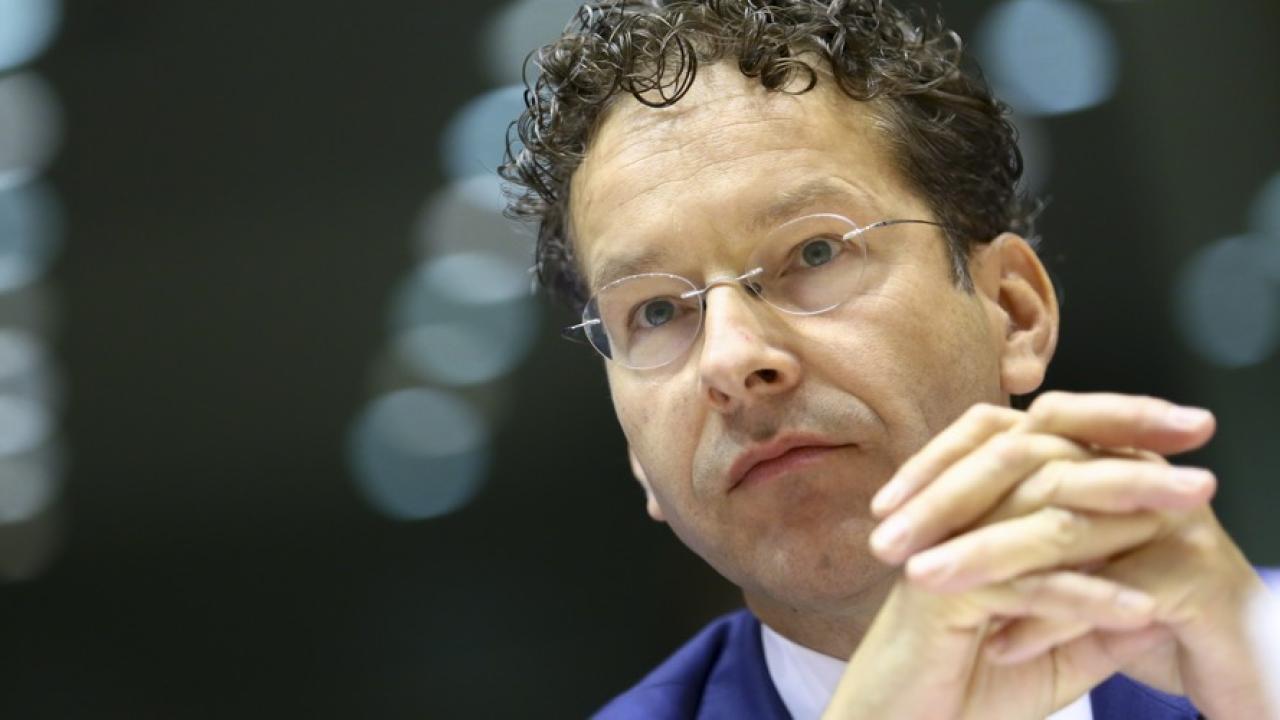 Eurogruppens ordförande Jeroen Dijsselbloem under tisdagens utfrågning.