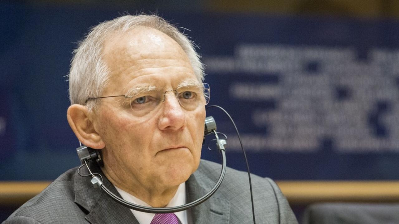 Tysklands finansminister Wolfgang Schäuble. Arkivbild.