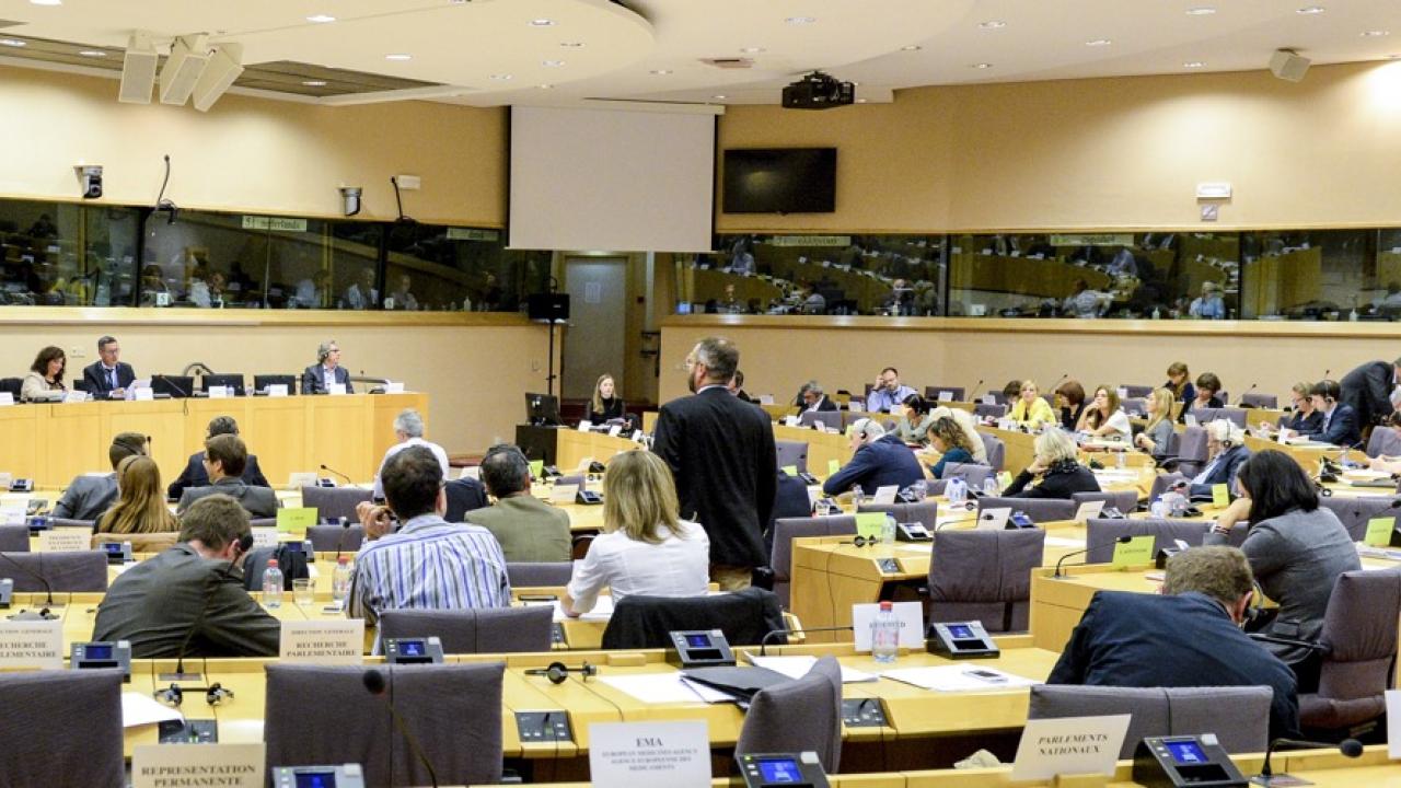 EU-parlamentets miljöutskott. Arkivbild.