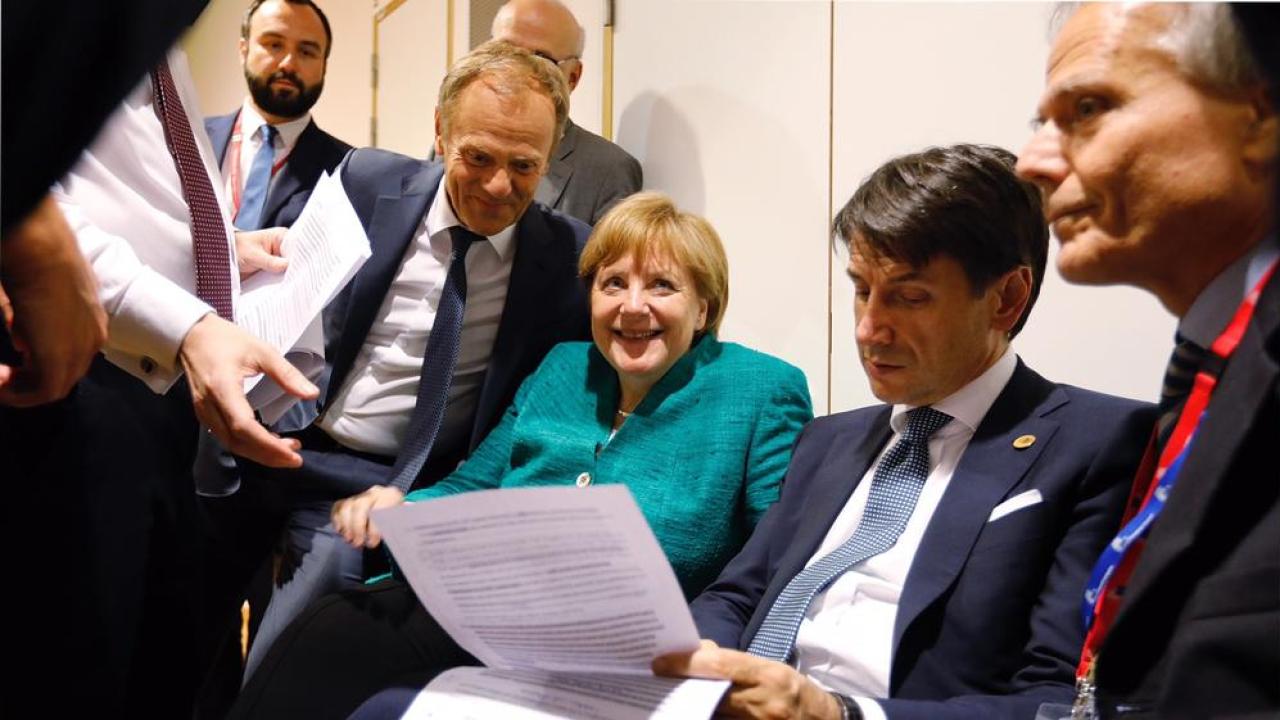 EU:s ledare nådde tillslut en uppgörelse om migration som även Italiens premiärminister Conte kunde acceptera. 