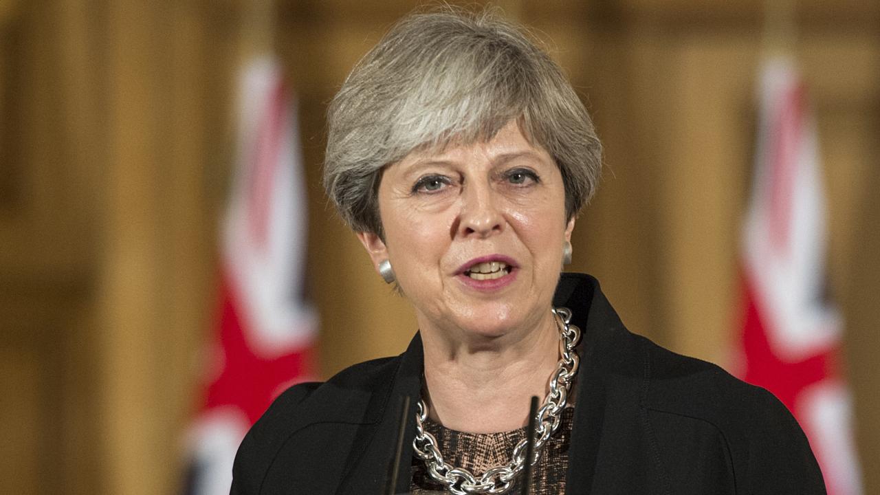 Storbritanniens premiärminister Theresa May. Arkivbild.