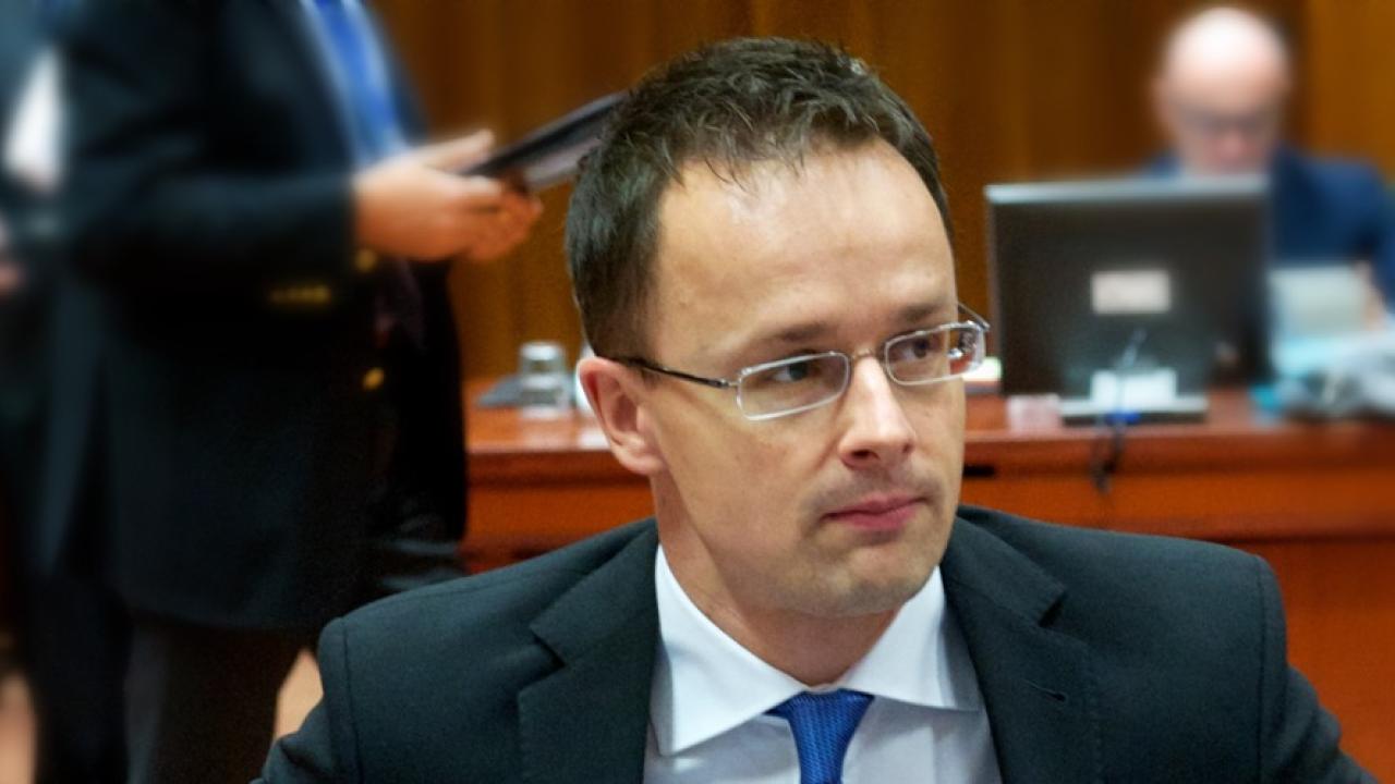 Ungerns utrikesminister Péter Szijjártó. Arkivbild.