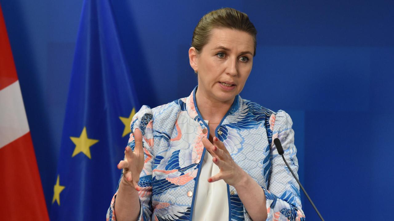 Danmarks statsminister Mette Frederiksen. Arkivbild.