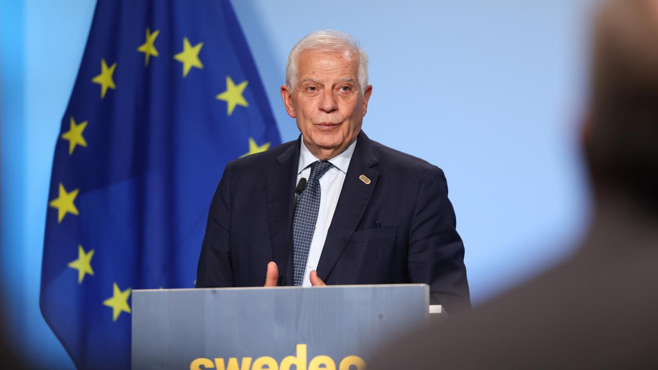 EU:s utrikesrepresentant Josep Borrell efter veckans informella försvarsministermöte.