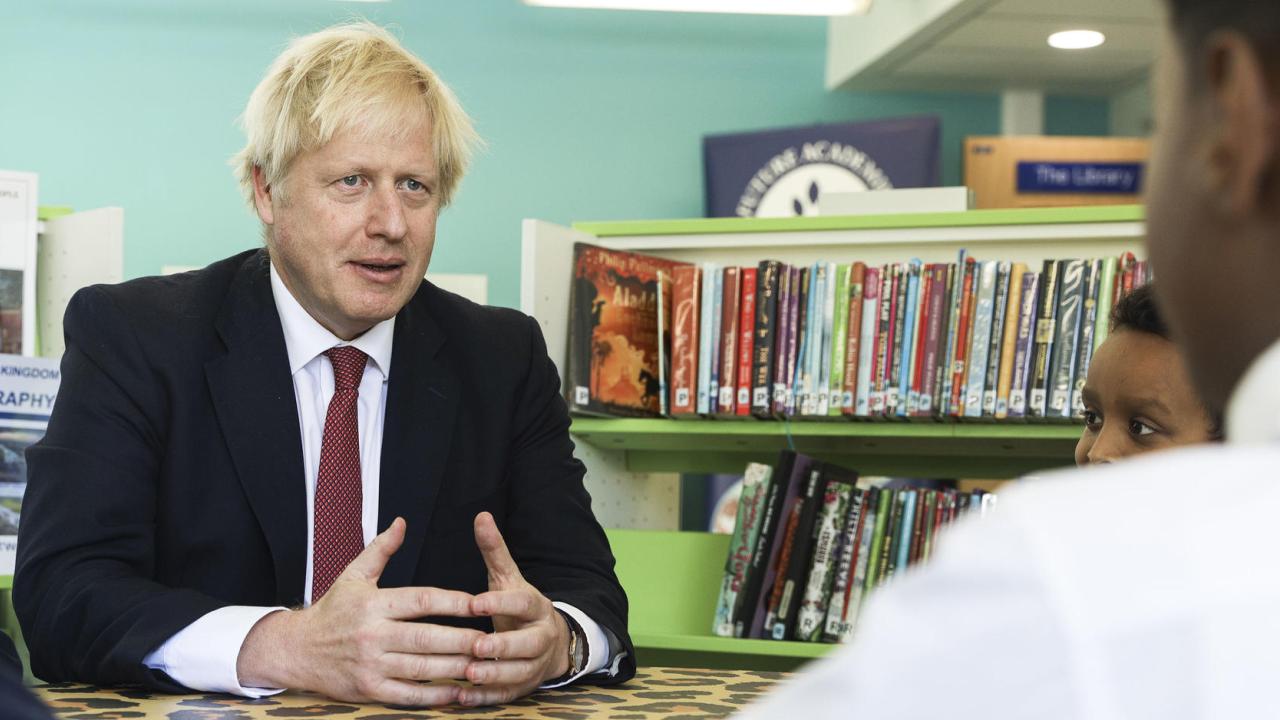 Storbritanniens konservativa premiärminister Boris Johnson. Arkivbild.