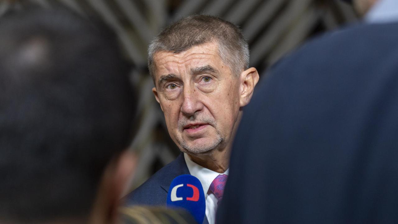 Den tjeckiske premiärministern Andrej Babiš hävdar sin oskuld. Arkivbild.