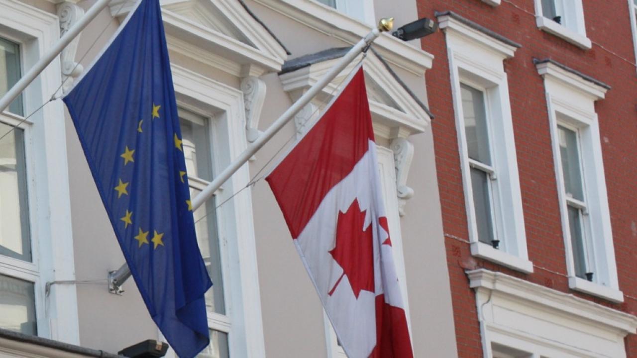 Handelsavtalet Ceta mellan Kanada och EU har varit klart sedan 2014. Bilden är beskuren.