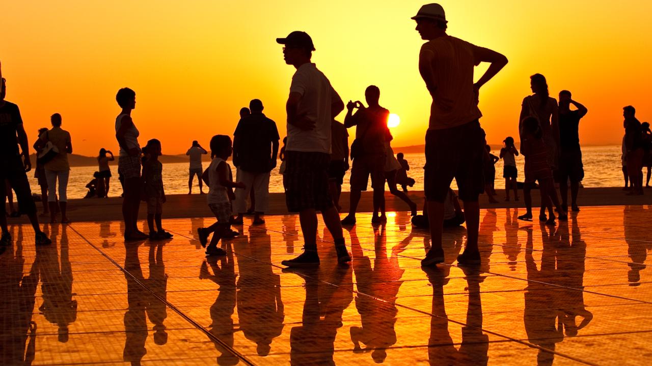 Zadar, Zadarsko-Kninska, Kroatien. Bilden är beskuren.