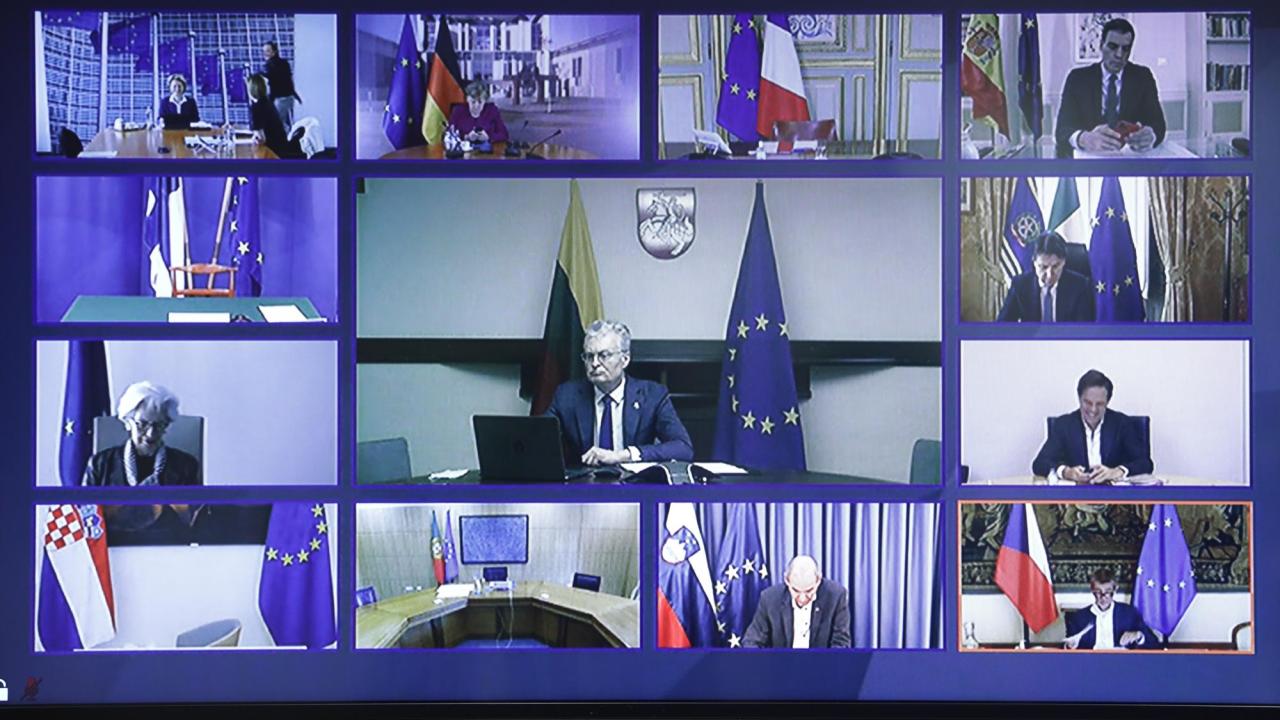 Torsdagens var det fjärde EU-toppmötet på videolänk.