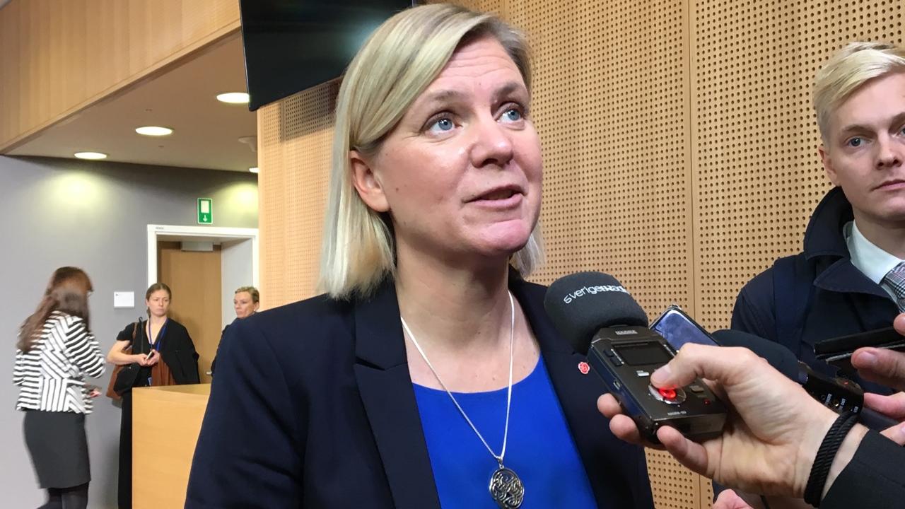 Finansminister Magdalena Andersson är inte villig att gå med på det förslag om digital beskattning som EU-kommissionen lagt fram.