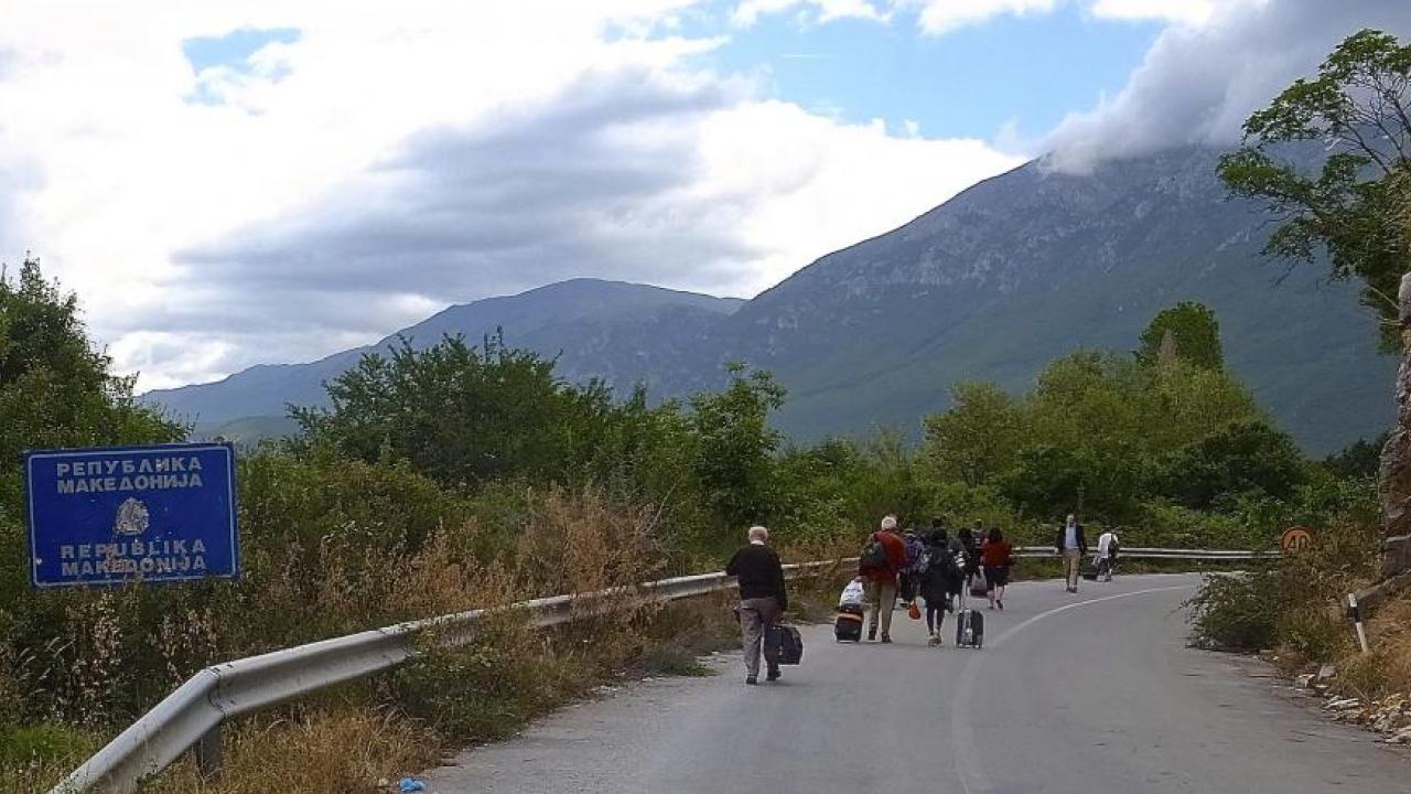 Makedonien är ett av de länder som börjat filtrera flyktingar. Arkivbild.