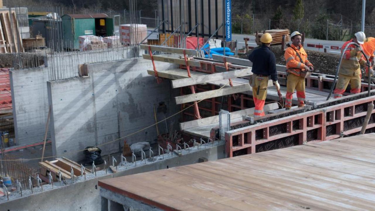 Under 2014 fanns drygt 38 000 utstationerade arbetstagare i Sverige, de flesta inom byggbranschen. Arkivbild.