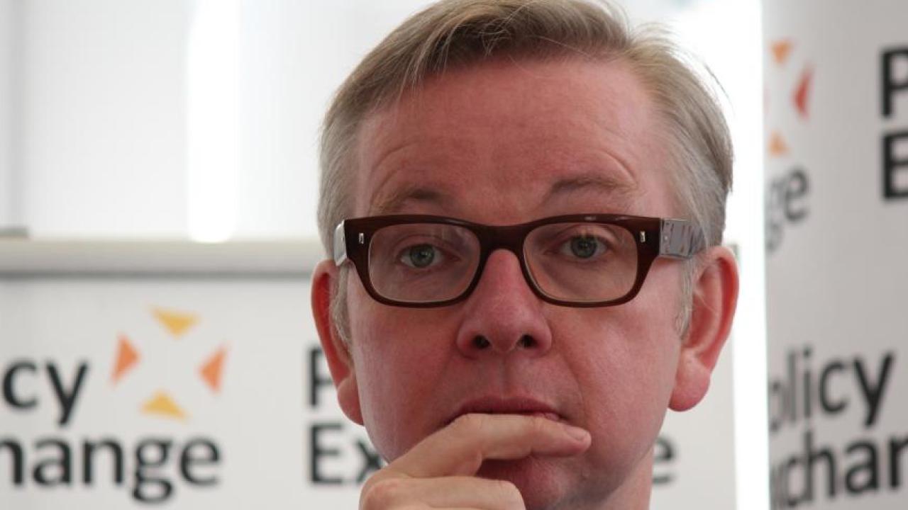 Justitieminister Michael Gove vill bli premiärminister. Arkivbild.