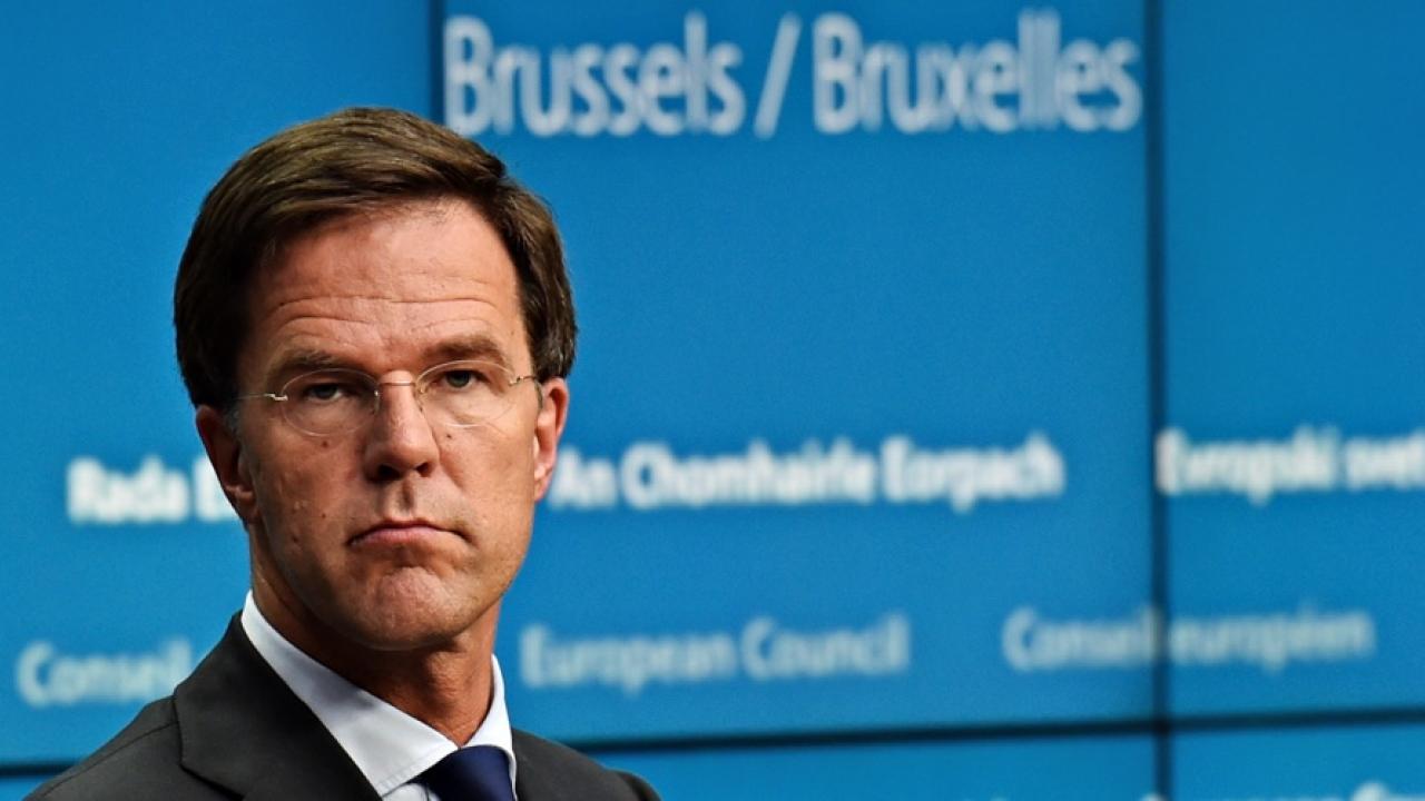 Nederländernas premiärminister Mark Rutte. Arkivbild.