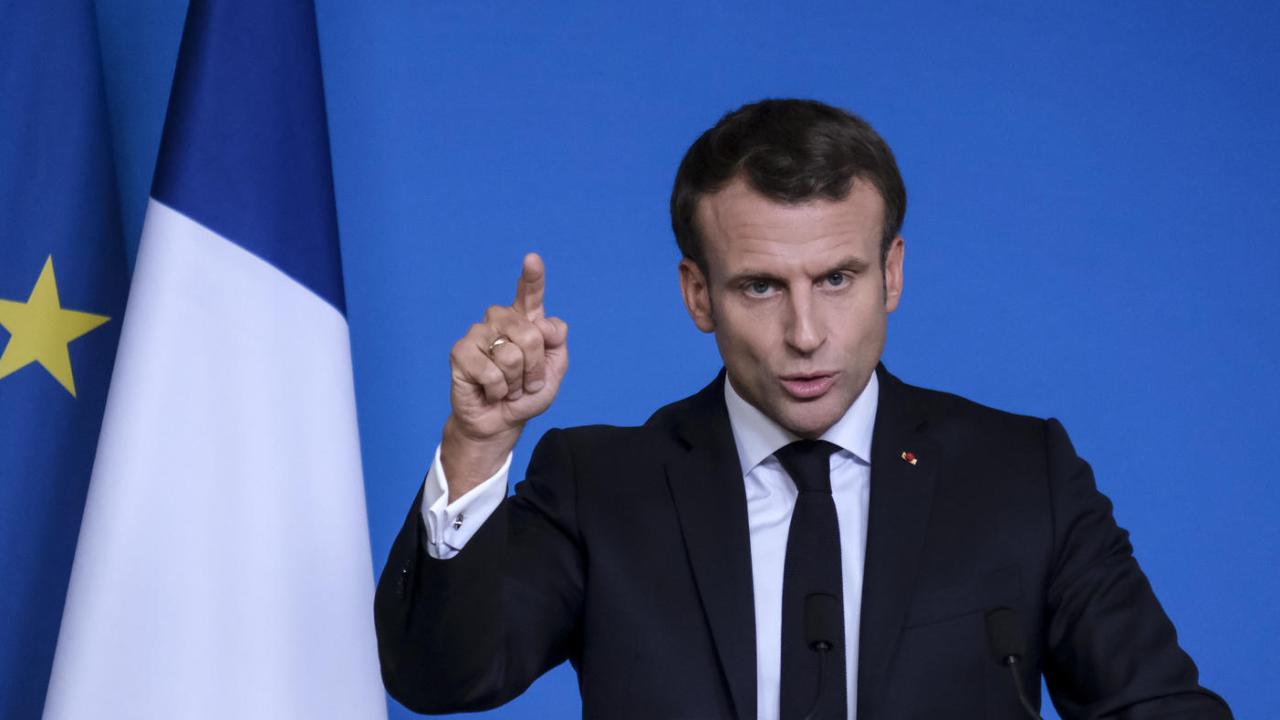 Frankrikes president Emmanuel Macron vill reformera EU:s utvidgning. Arkivbild.