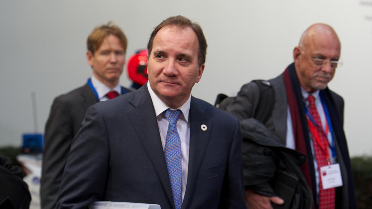 Stefan Löfven fick mandat av EU-nämnden att på EU-toppmötet förordna ett politiskt uttalande eller deklaration om brexit, men inte omförhandla avtalet. Arkivbild.