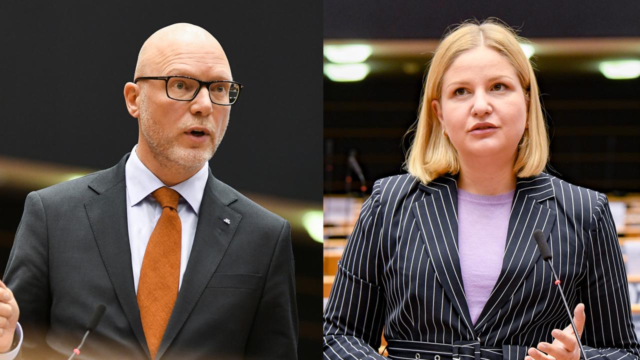 Europaparlamentarikerna Jörgen Warborn (M) och Arba Kokalari (M) i ifrågasätter socialdemokraternas politik för den inre marknaden och internationell handel.