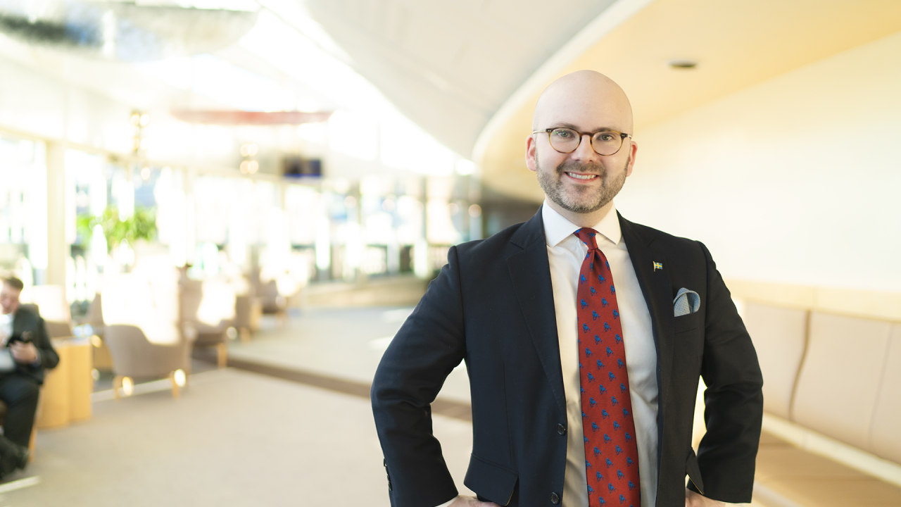 Sverigedemokraternas tredje namn på EU-vallistan – Charlie Weimers – beskriver den roll han tror att SD:s partigrupp kan ha i EU-parlamentet.