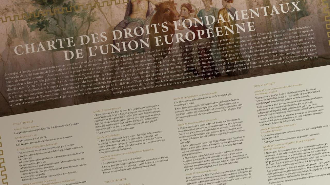 EU-stadgan om de grundläggande rättigheterna blev en del av Lissabonfördraget 2009. Arkivbild.