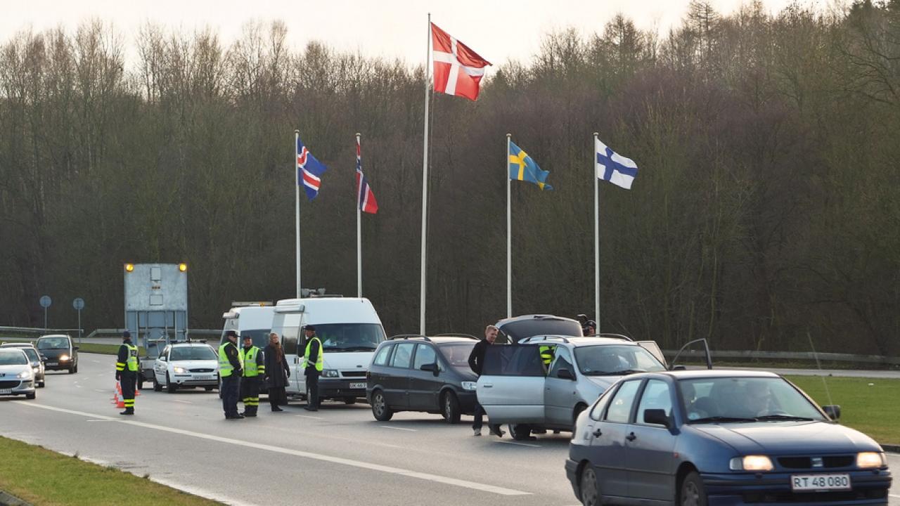 Danmark satte i somras upp gränskontroller mot Tyskland och Sverige.