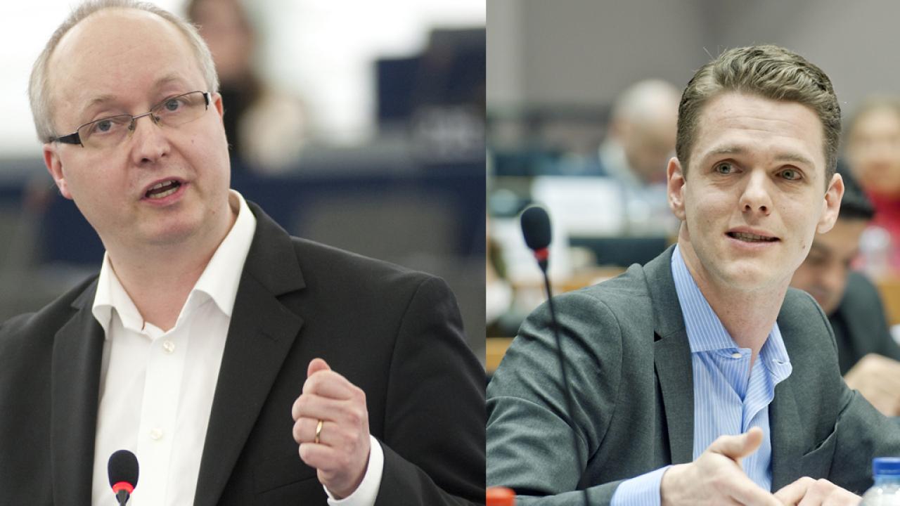 Mikael Gustafsson (V) kallar ståndpunkten för en ”katastrof” och Christofer Fjellner (M) är ”oerhört besviken.” Arkivbild.