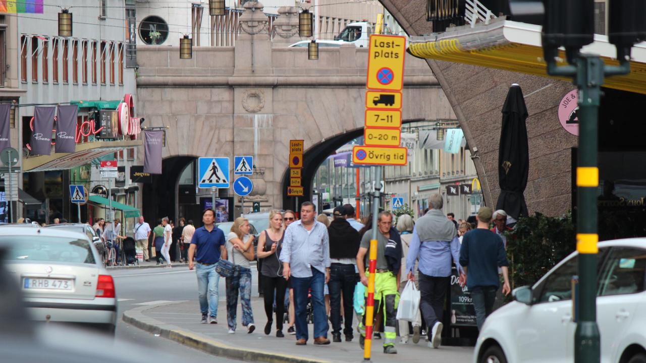 Kungsgatan i Stockholm. Arkivbild.