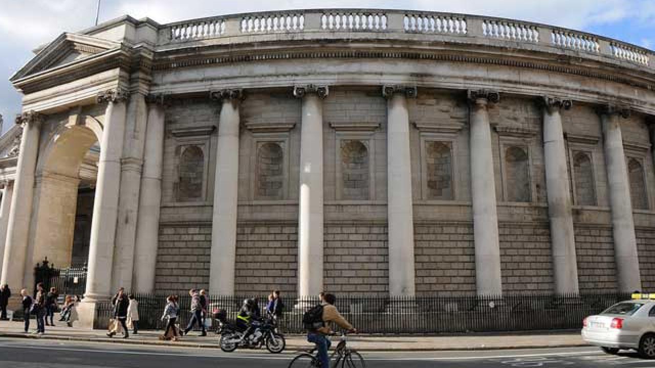 Irlands centralbank, Bank of Ireland, i Dublin.