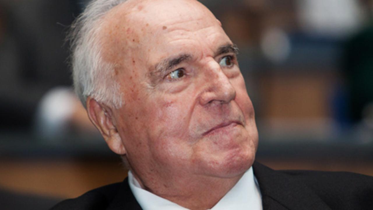 Förre tyske förbundskanslern Helmut Kohl var en av de drivande bakom valutasamarbetet. Arkivbild.