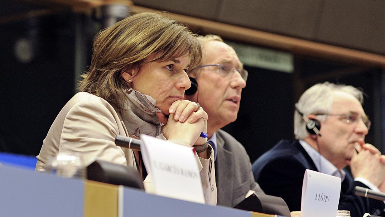 Vincent Ramón Garcés, Isabella Lövin, Norbert Neuser och Ivo Vajgl. 