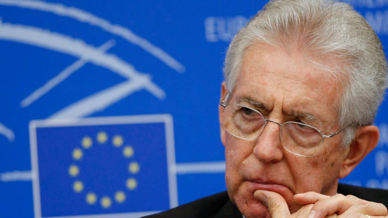 Italiens premiärminister Mario Monti.