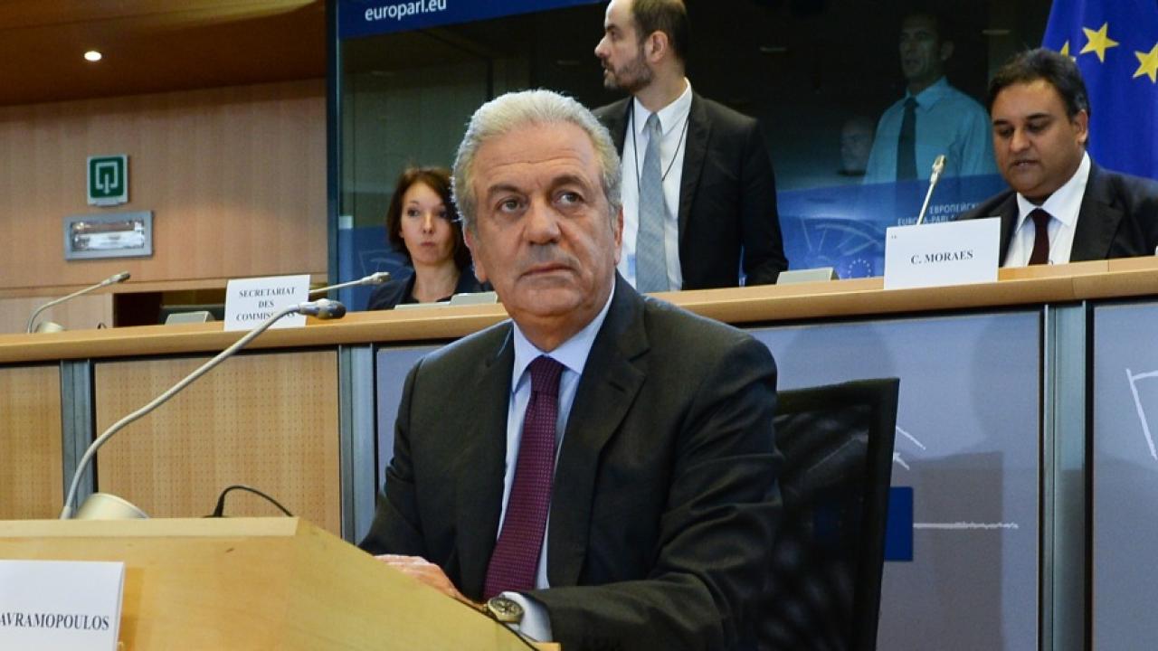 Dimitris Avramopoulos är tidigare grekisk försvarsminister