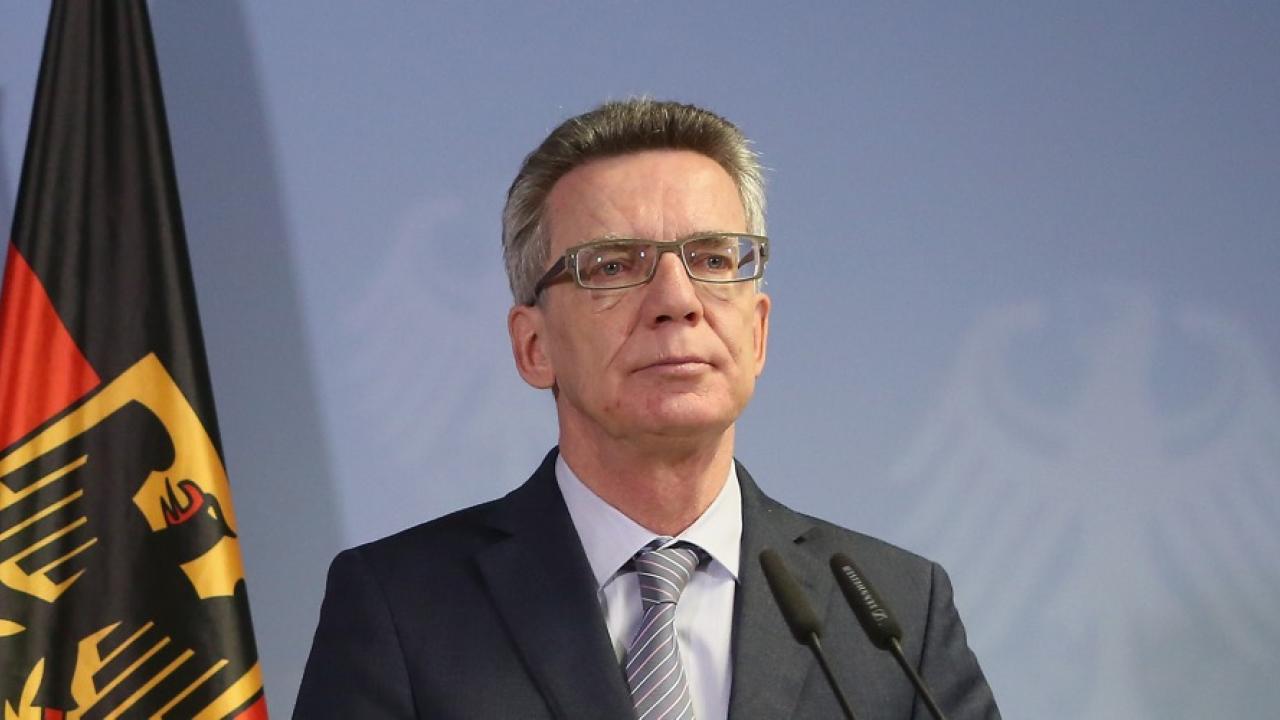 Tysklands inrikesminister Thomas de Maizière.