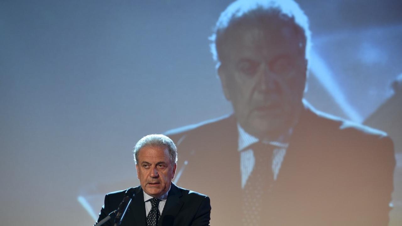 EU:s migrationskommissionär Dimitris Avramopoulos. Arkivbild.