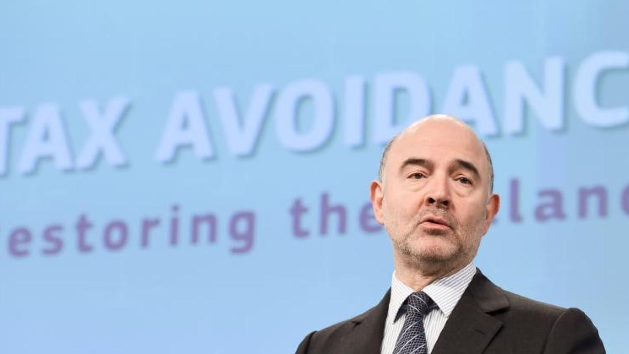 EU:s skattekommissionär, den franske socialdemokraten Pierre Moscovici, hoppas på att medlemsländerna inom kort ska godkänna hans förslag.
