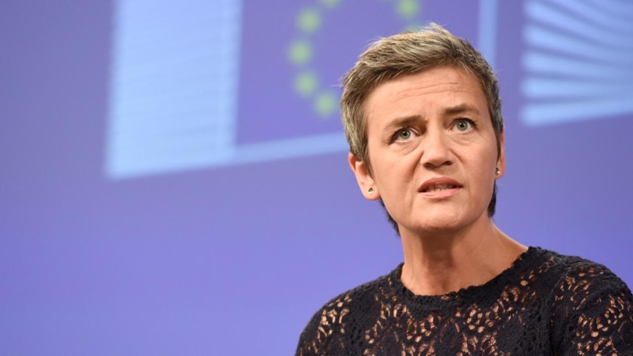 EU:s konkurrenskommissionär Margrethe Vestager delade på tisdagen ut de högsta böterna i EU:s historia.