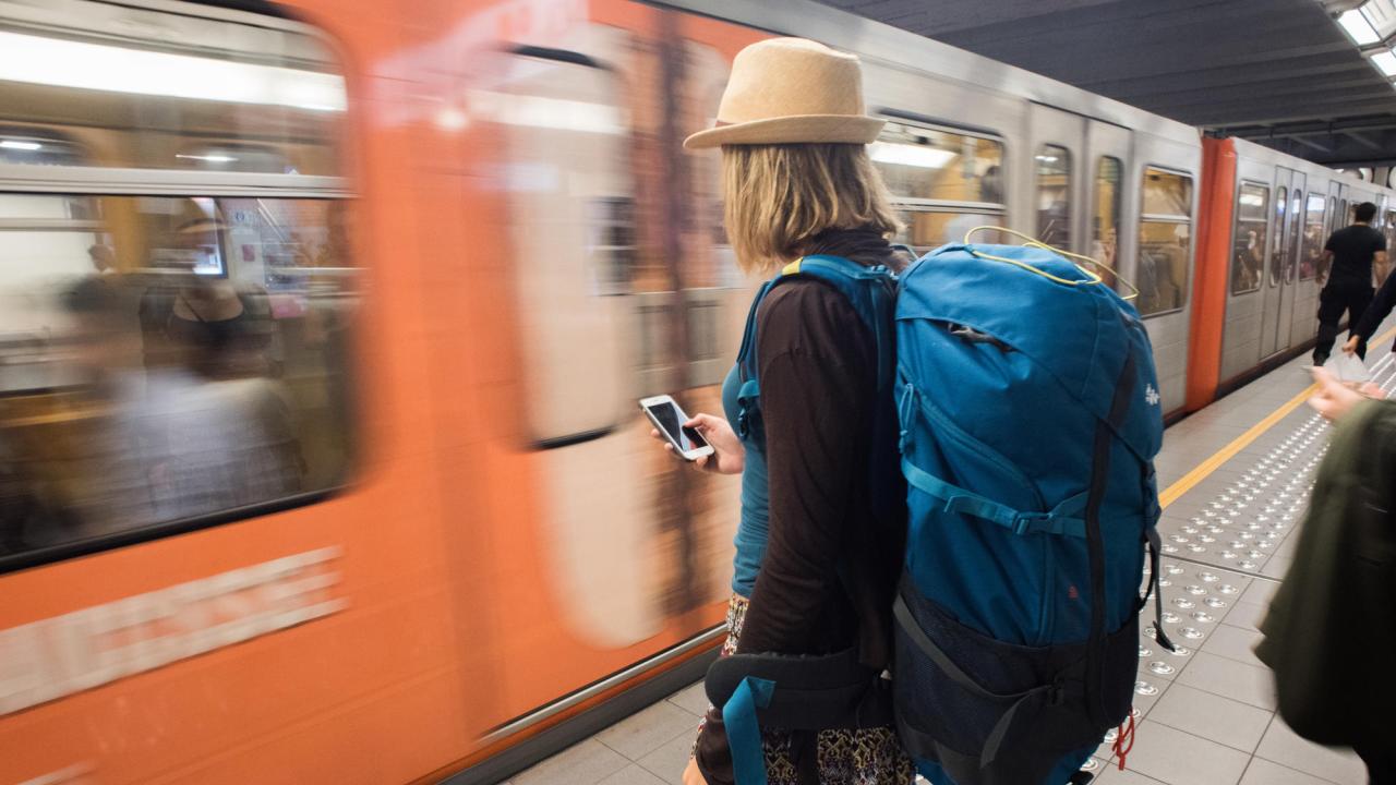 Hittills har 50 000 ungdomar fått ett gratis tågluffkort genom EU-programmet. Arkivbild.