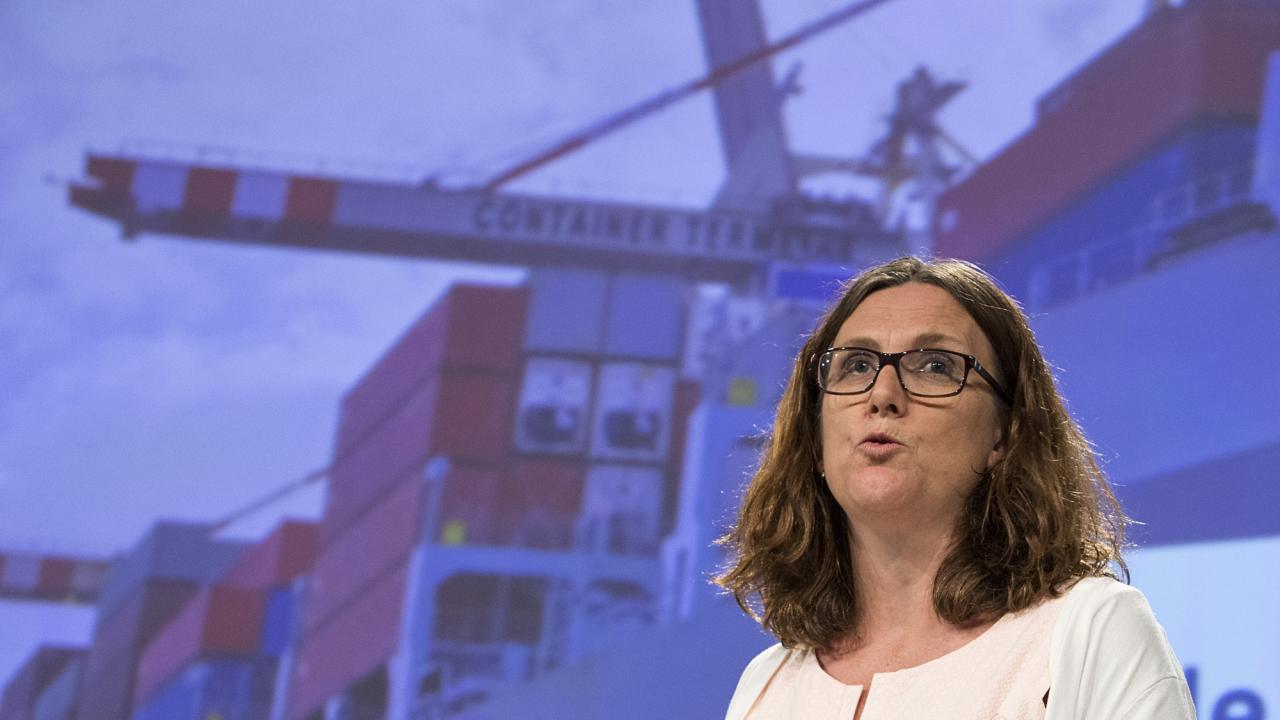EU:s handelskommissionär Cecilia Malmström.