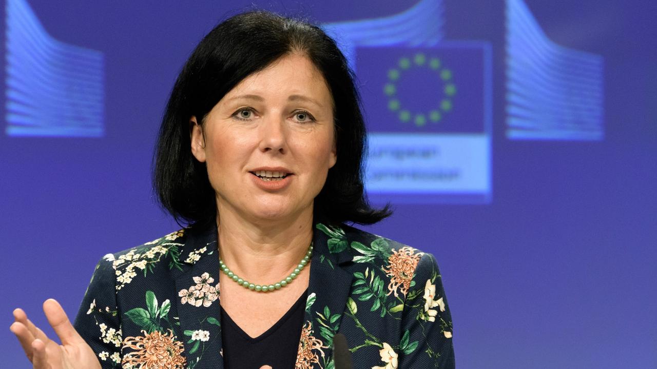 EU:s justitiekommissionär Věra Jourová.