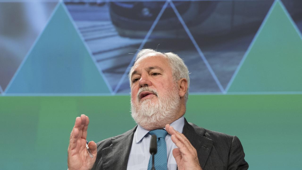 EU:s klimat- och energikommissionär Miguel Arias Cañete.