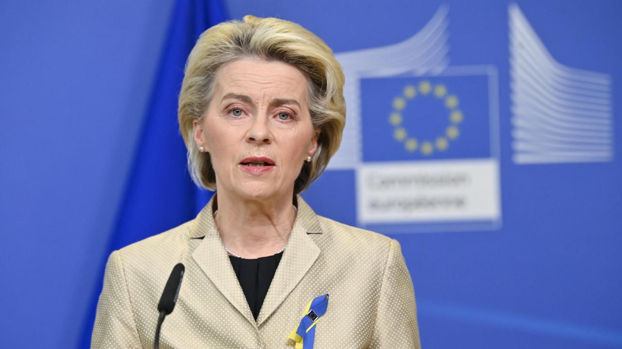Kommissionsordförande Ursula von der Leyen.