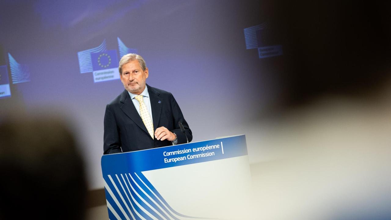 EU:s budgetkommissionär Johannes Hahn, en österrikisk kristdemokrat.