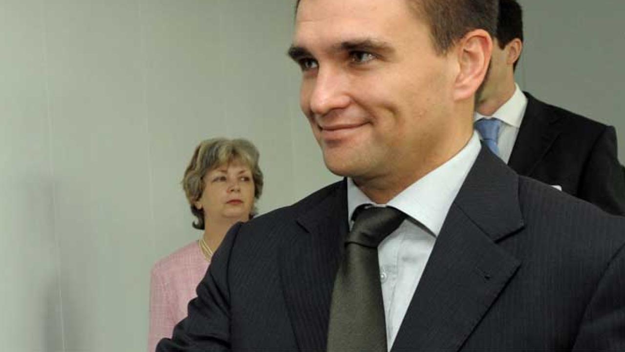 Ukrainas utrikesminister Pavlo Klimkin. Arkivbild. Bilden är beskuren.