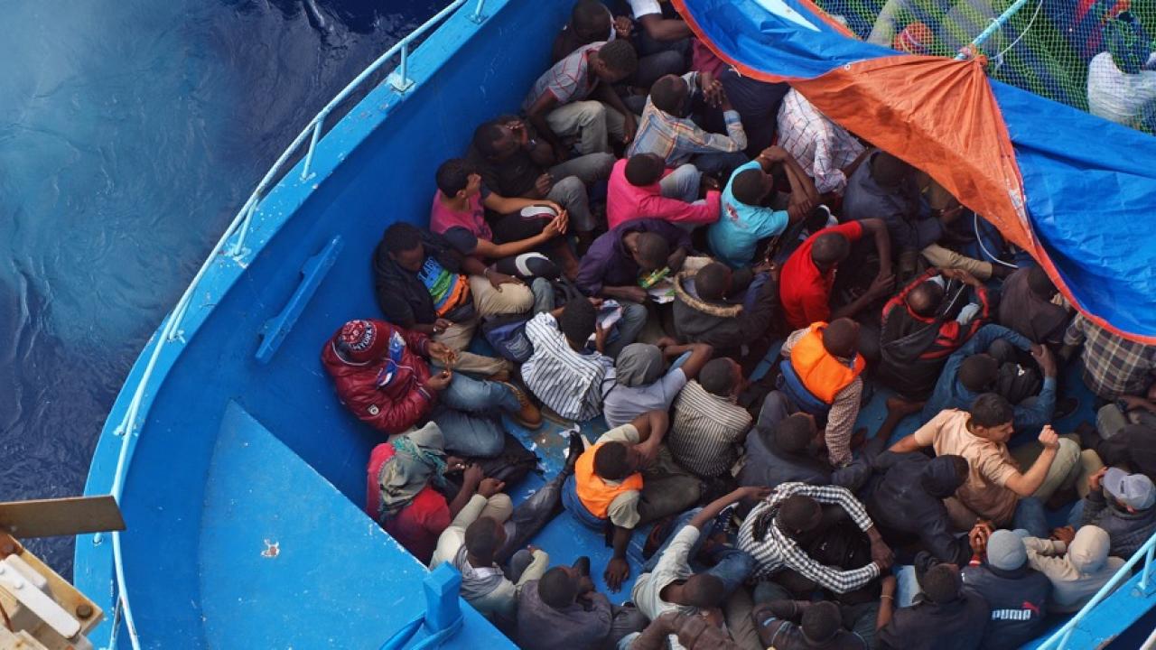 100 000-tals flyktingar väntas komma till Europa i år. Arkivbild.