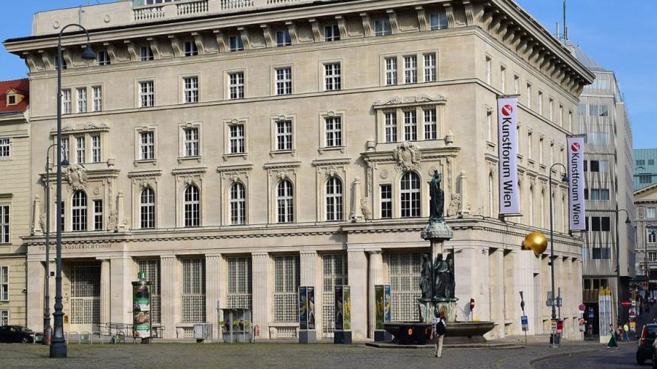 Den österrikiska författningsdomstolen i Wien. Arkivbild.