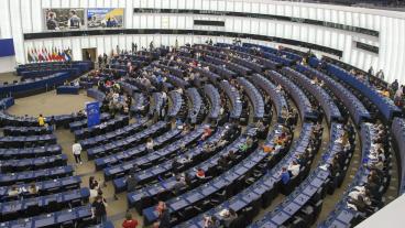 Parlamentet fotat ovanifrån