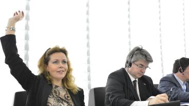 EU-parlamentarikern Cecilia Wikström (FP) har bestämt sig för att rösta ja till EU:s långtidsbudget. Arkivbild.